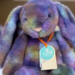 Jellycat Space Zodihop Luxe Bunny Original AUTHENTIC Medium 12.2" NWT
